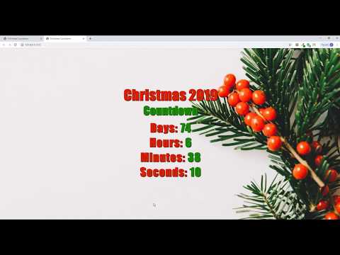 Html5 Css3 Javascript Christmas Countdown Part2 Css