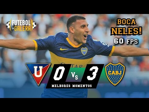 LDU 0 X 3 Boca juniors Data 21/08/2019 jogo da Ida quarta de final da Copa Libertadores da América