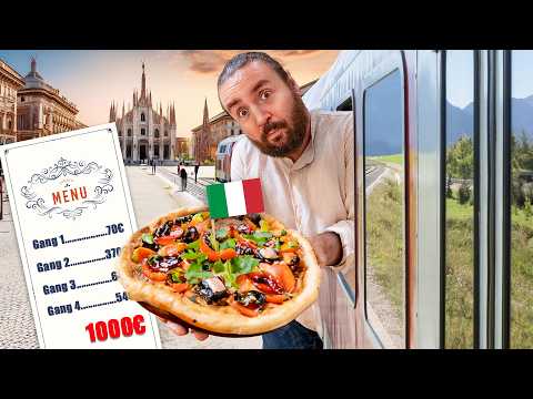 Ich TESTE das 4 GÄNGE DINNER in einer HISTORISCHEN STRASSENBAHN in MAILAND ITALIEN
