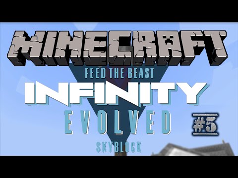 Minecraft FTB INFINITY SKYBLOCK! Lets Play Tutorial Series Episode 5 MEGA XP MONSTER SPAWNER!