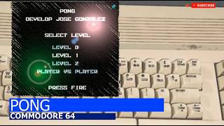 Commodore 64 -=PONG=-