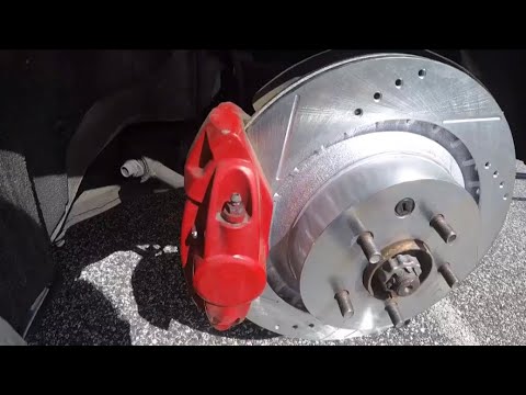 Infiniti G37 rear brake upgrade