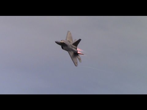 F 22 Raptor Evening Demo 2017 SC Guard Show