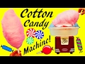 COTTON CANDY MACHINE How To Make Giant Cotton Candy With Cotton Candy Maker Cart By DisneyCarToys