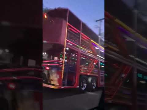 carreta Liga da Justiça em Santa Mariana PR