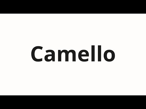 How to pronounce Camello