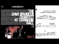 Southern Scene - At Carnegie Hall | Paul Desmond Transcription