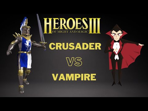 Heroes 3 - 500 Crusaders VS 500 Vampires