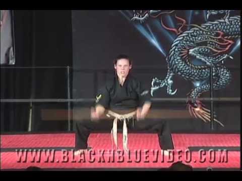 Casey Marks Nash Bo Staff Kata 2013 Diamond Nationals Karate Tournament