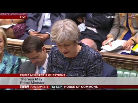 Theresa May Backs British Farming at PMQs on NFU Back British Farming Day 2017