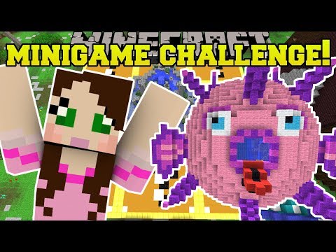 Minecraft: GAMINGWITHJEN MINI-GAME CHALLENGE!!!