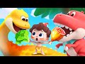 Let S Eat With Dinosaurs Dinosaurs Song Good Habits Nursery Rhymes Kids Songs BabyBus