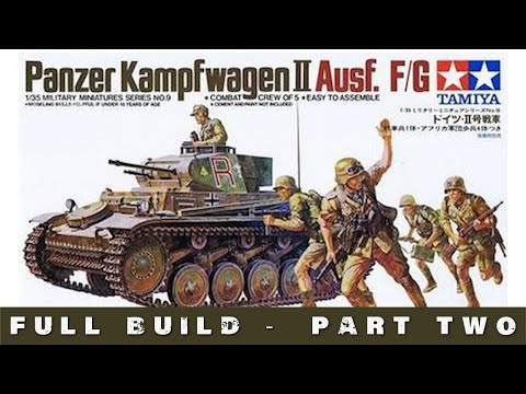 Tamiya Panzer II Ausf F/G 1:35 - Full Build Part 2