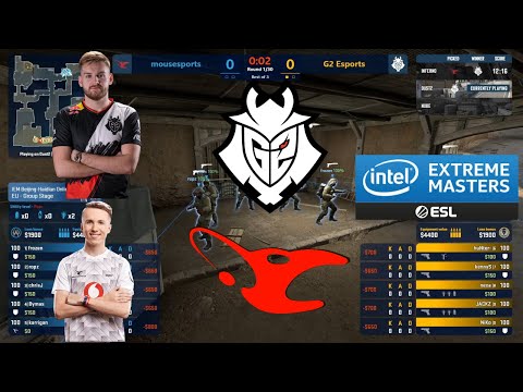 G2 Esports vs. mousesports - DUST2 map2 - IEM Beijing 2020