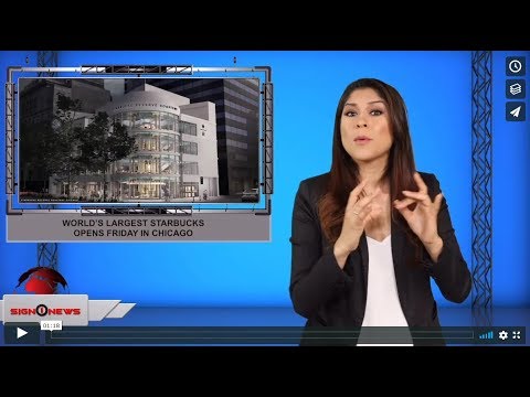 World’s largest Starbucks opens Friday in Chicago (ASL - 11.13.19)