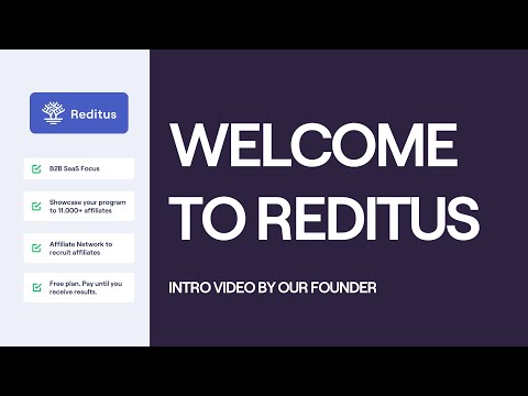 Welcome to Reditus 👋