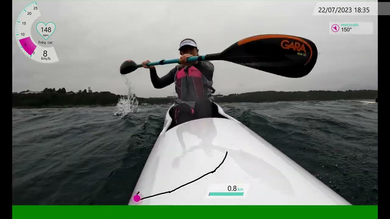 Full Downwnind Brest July 22th - Nitro600 @nordickayaksofficial @vaikobi