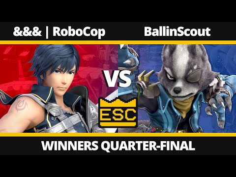 ESC 80 - Winners Quarter-Final - &&& | RoboCop (Chrom) Vs. BallinScout (Wolf) - SSBU Tournament