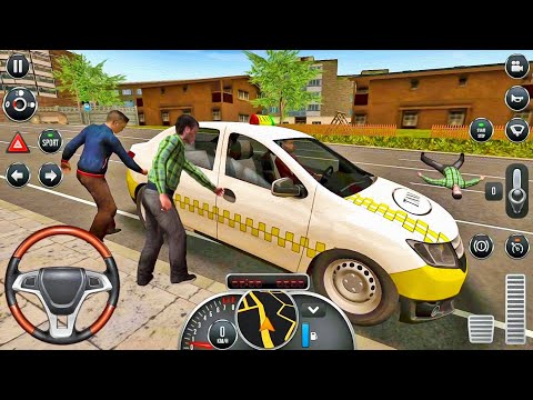 US Prado Car Taxi Cab Simulator 3D - Car Driving in Open World City - Android GamePlay