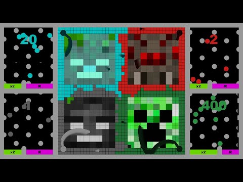 Multiply or Release - Minecraft Tournament - Algodoo Marble Race