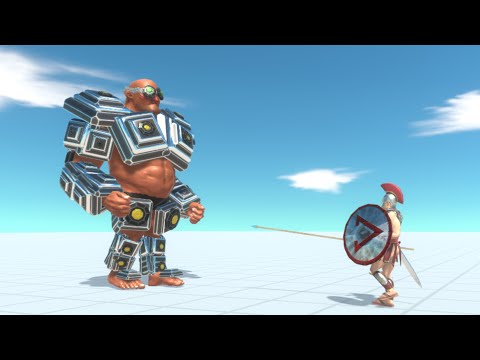 ROBO HILL GIANT vs UNITS - Animal Revolt Battle Simulator