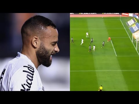 2 minutos de Guilherme perdendo gols pelo Santos.