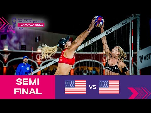 Hughes/Cheng vs. Nuss/Kloth - Semi Final Highlights | Tlaxcala 2023 #mexbeachvolley