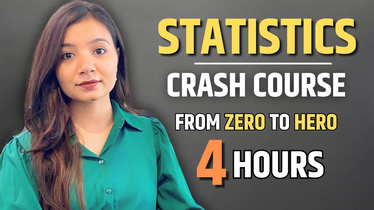 Complete STATISTICS for Data Science | Data Analysis | Full Crash Course