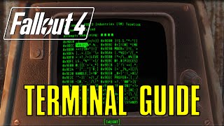 Fallout 4: Complete Terminal/Hacking Guide