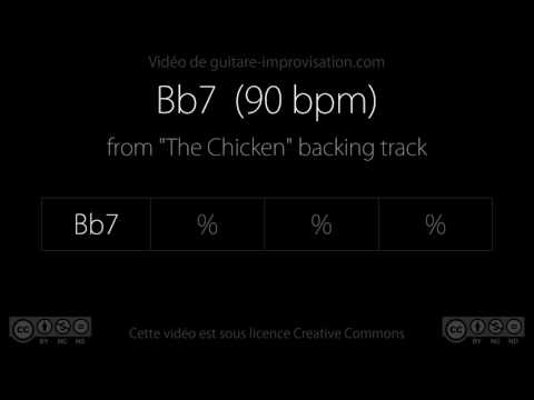 Bb7 (rythmique "The Chicken") 90bpm : Backing Track