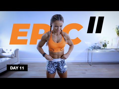 30 Min HARD HIIT Full Body Workout at Home | EPIC II - Day 11