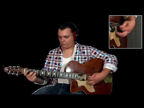 Favino Lorier - Les Yeux Noirs (Jazz Manouche Guitar Solo)