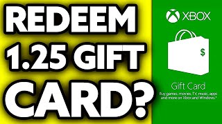 How To Redeem 1.25 Xbox Gift Card (2024)