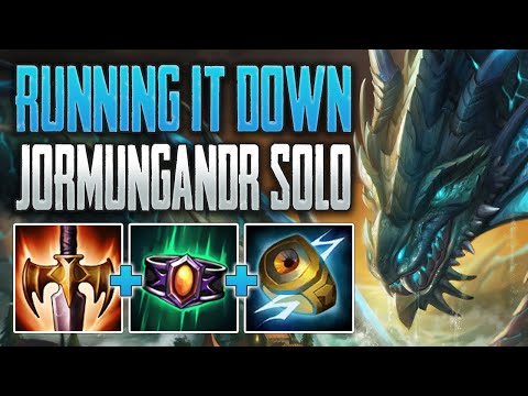 RUNNING IT DOWN WITH HASTENED JORM! Jormungandr Solo Gameplay (SMITE Conquest)