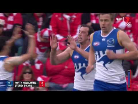 Big Roo bangs one through - AFL