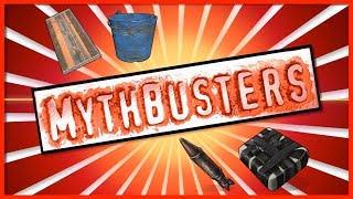 Rust Academy: MYTHBUSTERS #3 (HELICOPTER VS. BOW, C4 VS. RUG, &amp; HV ARROWS)