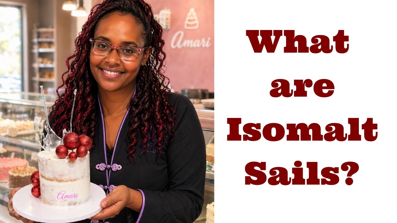 This SUGAR is used by Bakers to make toppers!!! (Isomalt Cake Sails and Toppers)