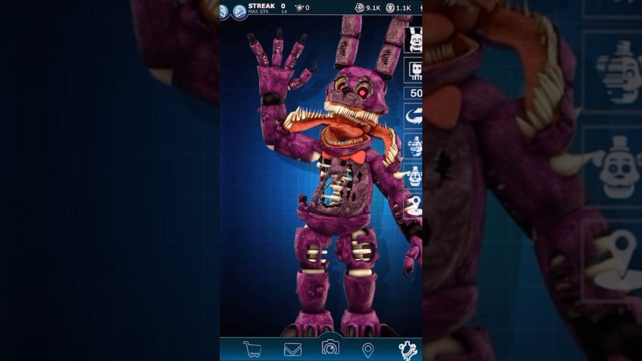 The Cute and Terrifying Animatronics Edit #fnaf #freddy #bonnie #chica #foxy #fnafedit #shorts