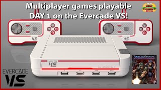 Multiplayer games - Playable DAY 1 on the EVERCADE VS!