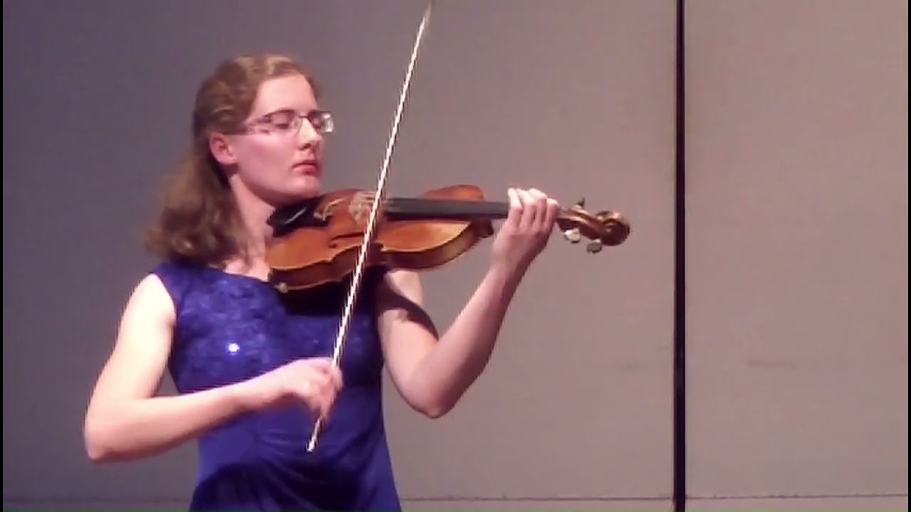 Promotional video thumbnail 1 for Sarah Gripp Violinist