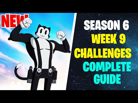 Fortnite All *LEAKED* Week 9 Legendary & Epic Quests(Challenges) Guide - Chapter 2 Season 6