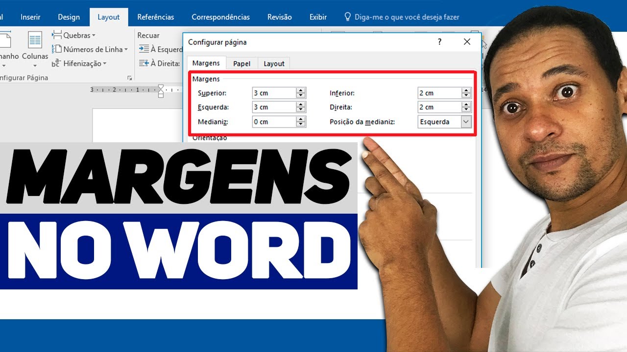 COMO COLOCAR MARGENS NO WORD: (Fácil e Simples)