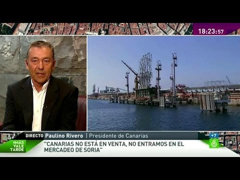 Paulino Rivero: "Canarias no está en venta. Canarias no se vende"