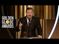 Ricky Gervais Opening Monologue Golden Globes 2020