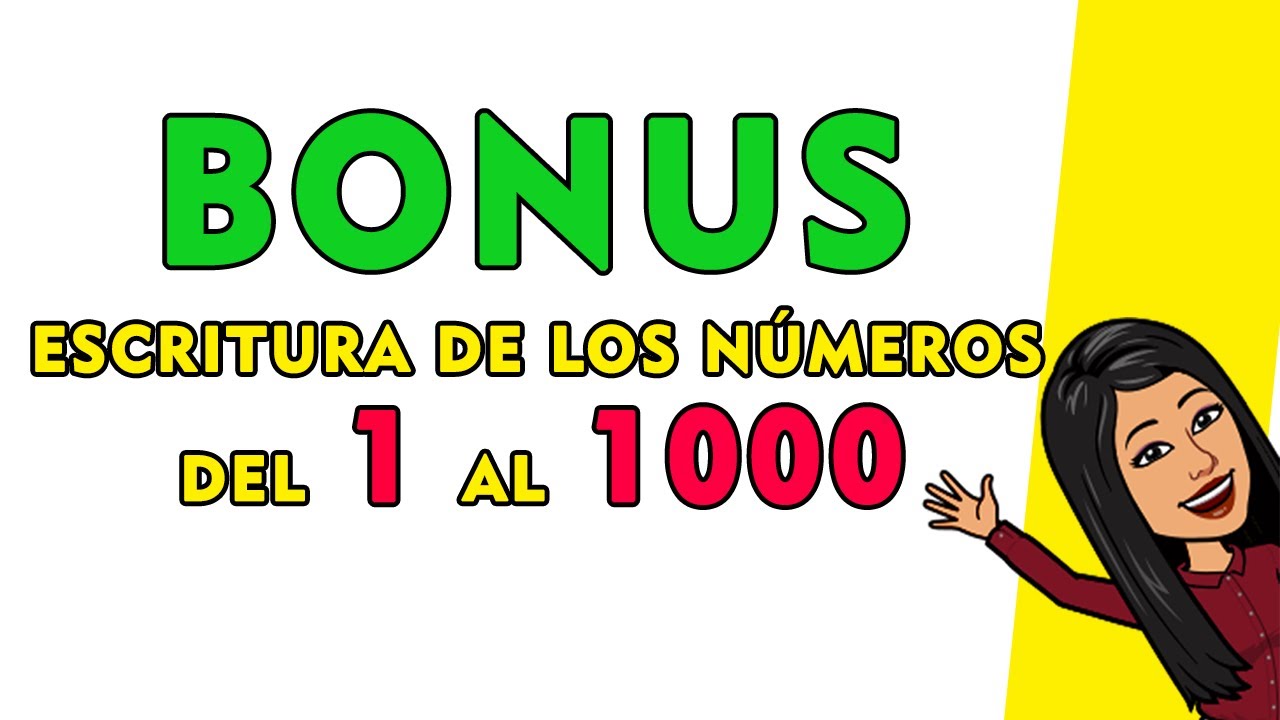 🏅Números del 1 al 1000 en español | COMPLETO 🧠✅ | Spanish Numbers 1-1000