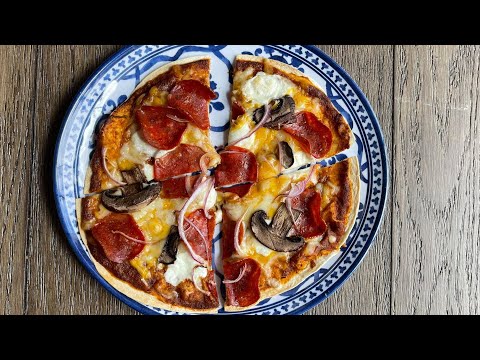 How To Make The Best Homemade Low Sodium Sheet Pan Pepperoni Crispy Crust Pizza You'll Ever Eat