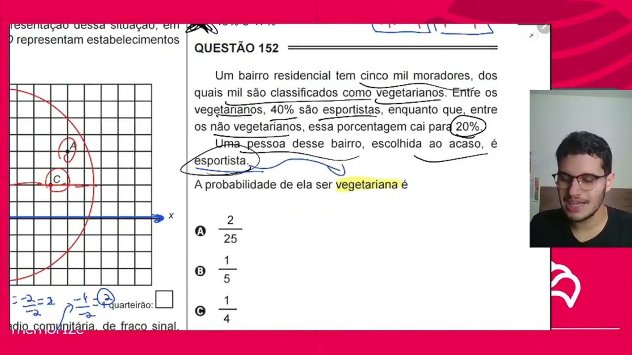 Resolução em Vídeo — Questão 152 ENEM 2015 PPL