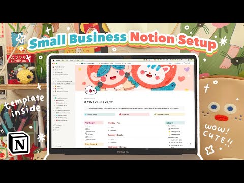 🌷 How I Organize My Small Business With Notion 🌷...