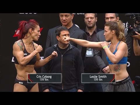 Cris Cyborg vs. Leslie Smith - UFC 198 Weigh-in