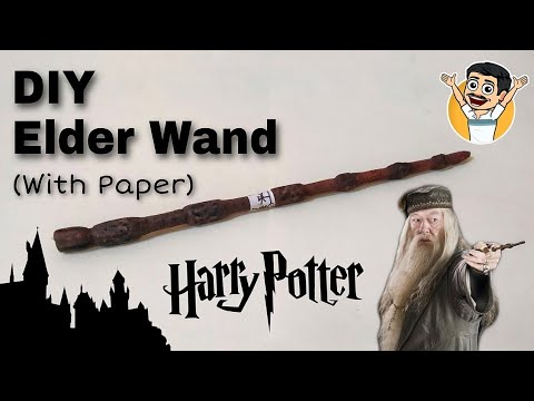 Elder Wand With Paper | DIY | Dumbledore | Harry Potter